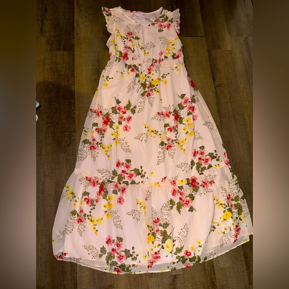 Floral maternity dress
